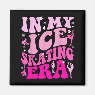 Ice Skating Vibes Skater Coach Figure Hockey Skate Magnet