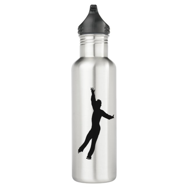 Ice skating water bottle figure skating man (Right)