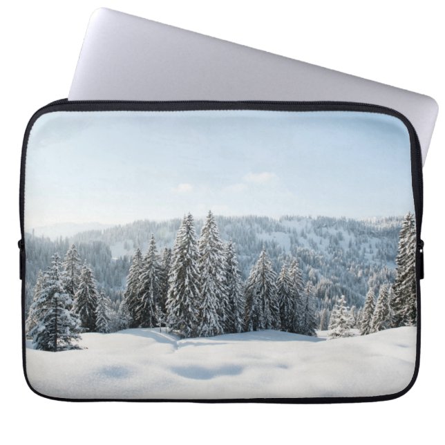 Ice & Snow | Allgäu Bavaria Germany Laptop Sleeve (Front)