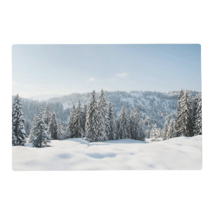 Ice & Snow Allgäu Bavaria Germany Placemat