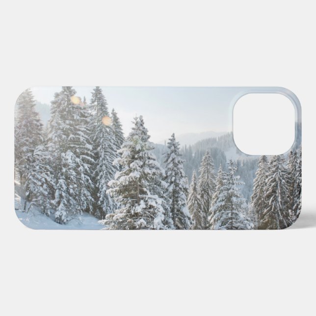 Ice & Snow | Allgäu Bavaria Southern Germany iPhone Case (Back Horizontal)