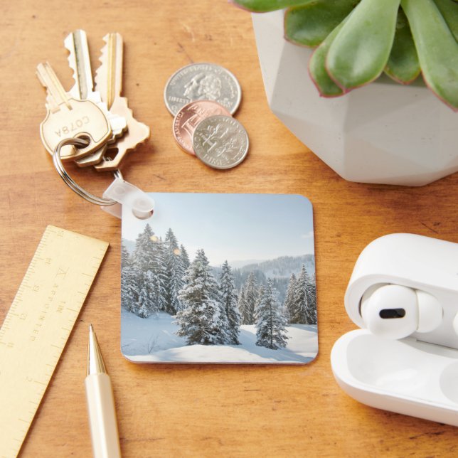 Ice & Snow | Allgäu Bavaria Southern Germany Keychain (Desk)