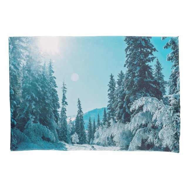 Ice & Snow | Altai Nature Reserve, Russia Pillow Case (Front)