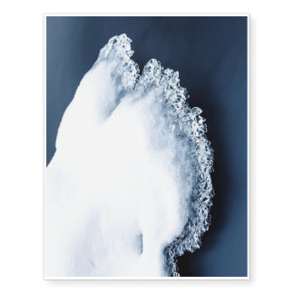 Ice, snow and moving water temporary tattoos