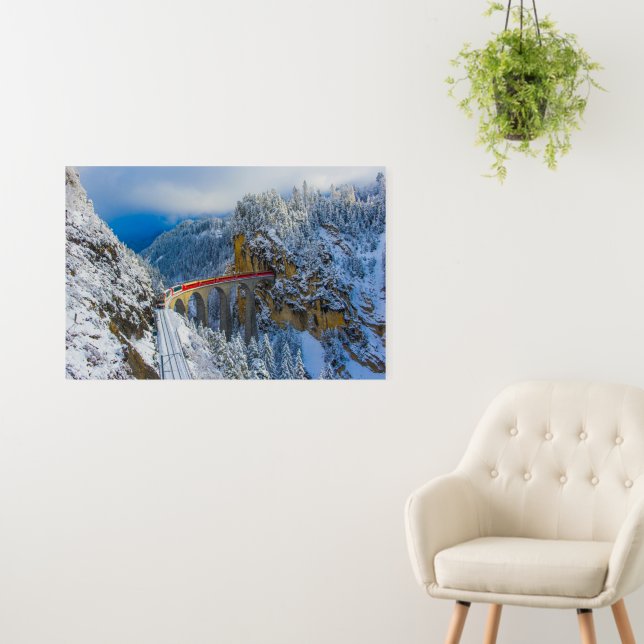 Ice & Snow | Bernina Express, Switzerland Foam Board (In Situ (Wall))