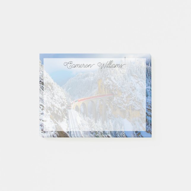Ice & Snow | Bernina Express, Switzerland Post-it Notes (Front)