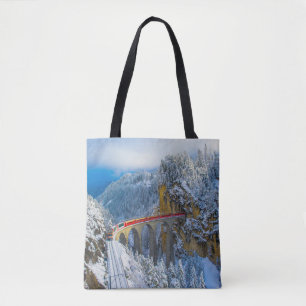 Ice & Snow Bernina Express, Switzerland Tote Bag
