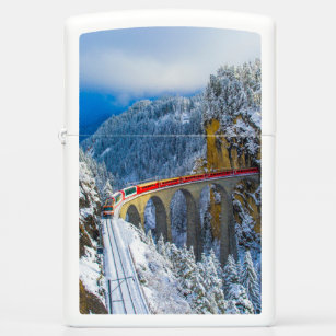 Ice & Snow   Bernina Express, Switzerland Zippo Lighter