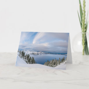 Ice & Snow   Crater Lake Oregon Card