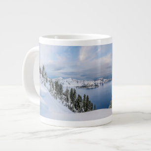 Ice & Snow   Crater Lake Oregon Giant Coffee Mug