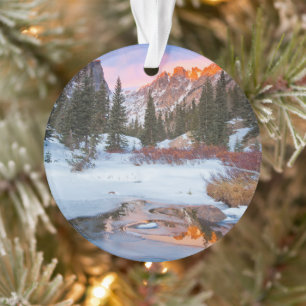 Ice & Snow Estes Park, Colorado Ornament