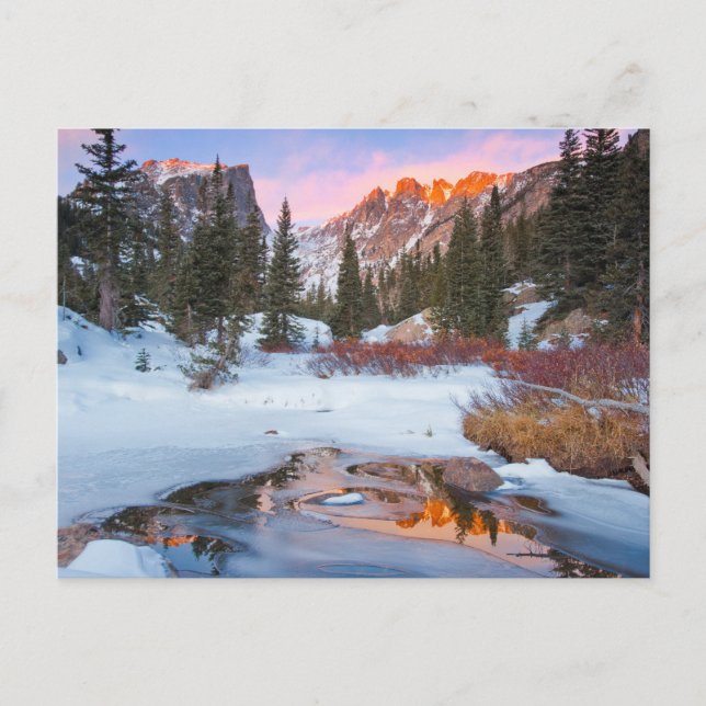 Ice & Snow | Estes Park, Colorado Postcard (Front)