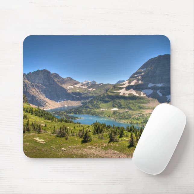 Ice & Snow | Glacier National Park, Montana Mouse Pad (With Mouse)