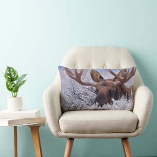 Ice & Snow Grand Teton National Park, Wyoming Lumbar Pillow