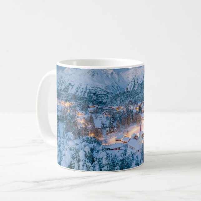 Ice & Snow | Graubunden, Engadin, Switzerland Coffee Mug (Front Left)