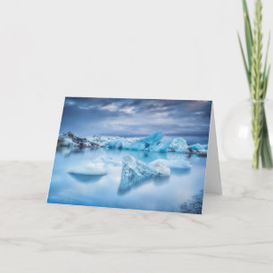 Ice & Snow Jokulsarlon Lagoon, Iceland Card