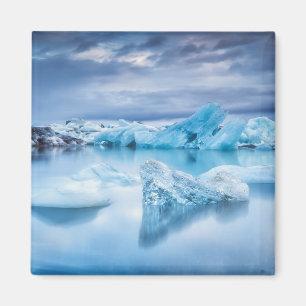 Ice & Snow Jokulsarlon Lagoon, Iceland Magnet