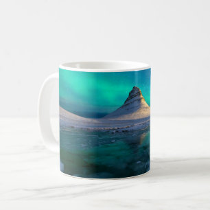 Ice & Snow Kirkjufell Mountain, Iceland Coffee Mug