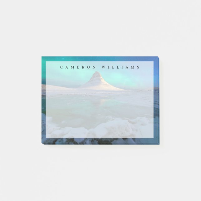 Ice & Snow | Kirkjufell Mountain, Iceland Post-it Notes (Front)