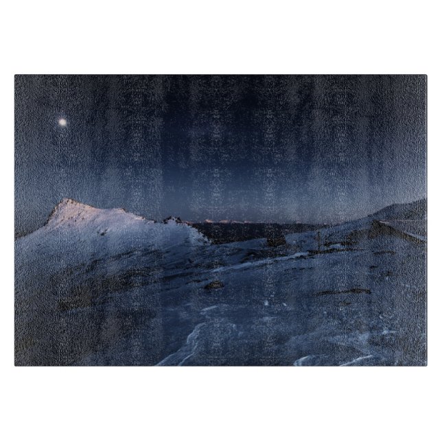 Ice & Snow | Kiso-Komagatake Plateau, Japan Alps Cutting Board (Front)