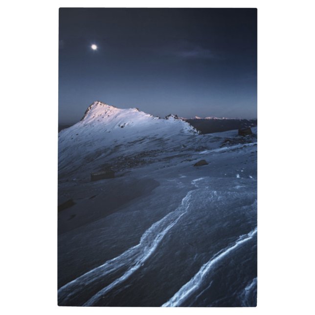 Ice & Snow | Kiso-Komagatake Plateau, Japan Alps Metal Print (Front)
