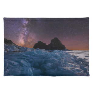 Ice & Snow Lake Baikal, Siberia, Russia Cloth Placemat