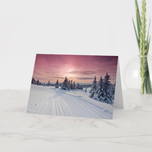 Ice & Snow | Lillehammer, Norway Card (Front)