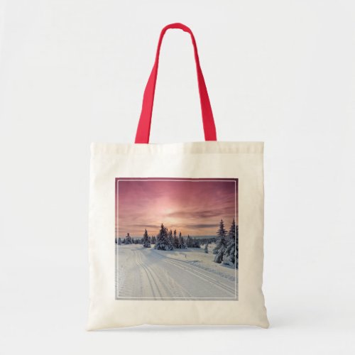 Ice  Snow  Lillehammer Norway Tote Bag