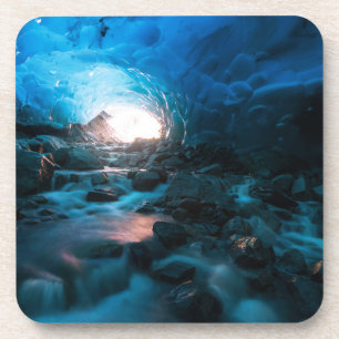 Ice & Snow Mendenhall Glacier, Juneau, Alaska Beverage Coaster