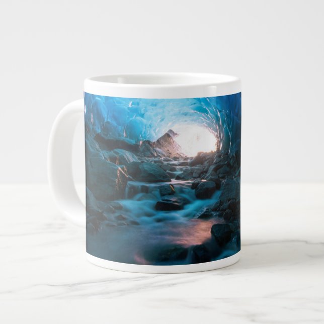 Ice & Snow | Mendenhall Glacier, Juneau, Alaska Giant Coffee Mug (Front Left)