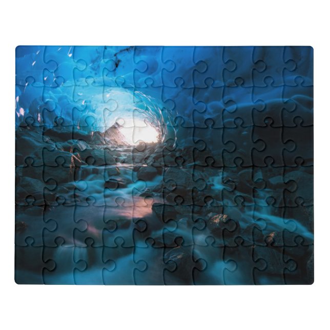 Ice & Snow | Mendenhall Glacier, Juneau, Alaska Jigsaw Puzzle (Puzzle Horizontal)