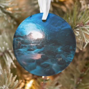 Ice & Snow   Mendenhall Glacier, Juneau, Alaska Ornament