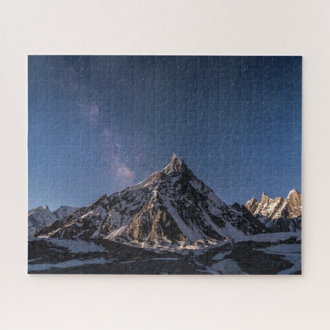 Ice & Snow |  Milky Way Baltoro Glacier, Pakistan Jigsaw Puzzle (Horizontal)