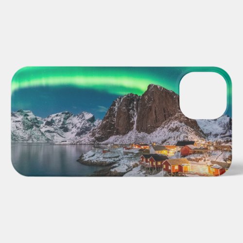 Ice  Snow  Northern Lights Norway iPhone 13 Case