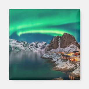 Ice & Snow Northern Lights, Norway Magnet