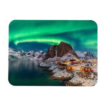 Ice & Snow | Northern Lights  Norway Magnet by intothewild at Zazzle
