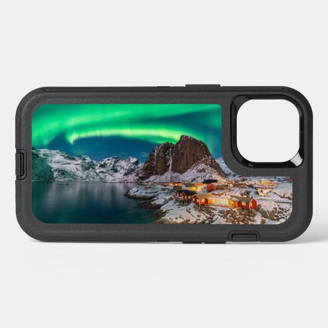 Ice & Snow | Northern Lights, Norway Otterbox iPhone Case (Back Horizontal)