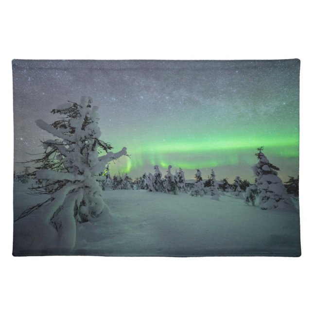 Ice & Snow | Pallas-Yllastunturi National Park Cloth Placemat (Front)