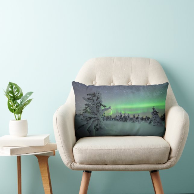 Ice & Snow | Pallas-Yllastunturi National Park Lumbar Pillow (Chair)