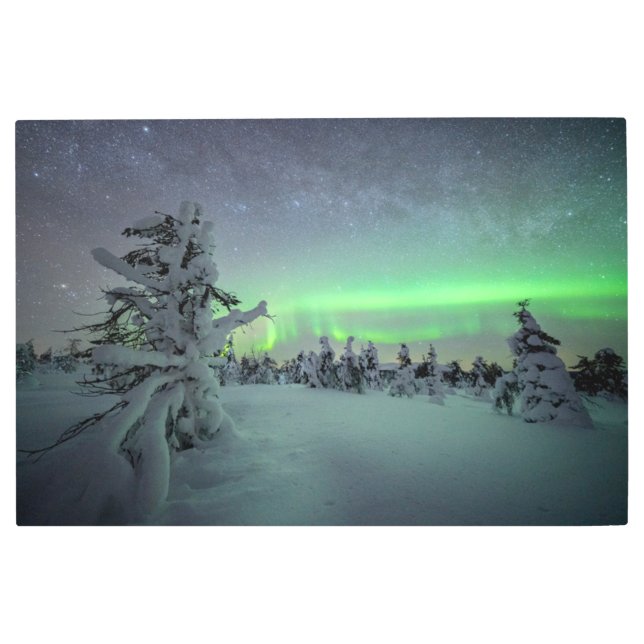Ice & Snow | Pallas-Yllastunturi National Park Metal Print (Front)