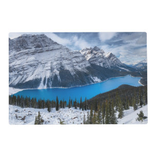 Ice & Snow Peyto Lake, Canadian Rockies Placemat