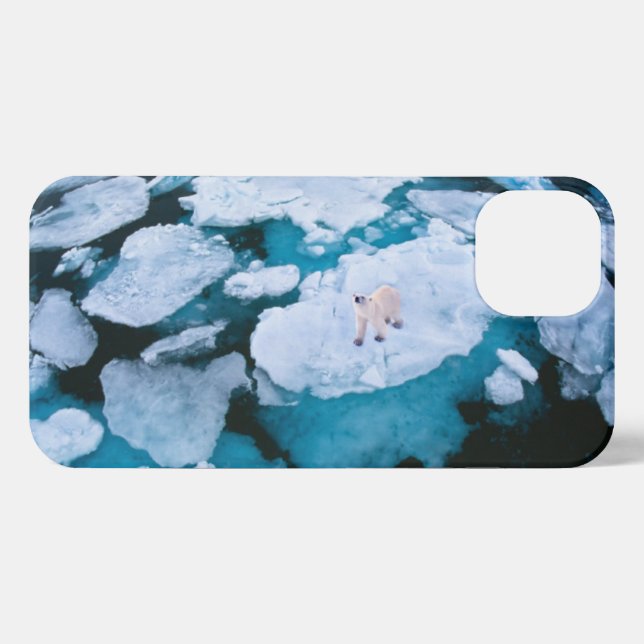 Ice & Snow | Polar Bear, Arctic Ocean, Svalbard iPhone Case (Back Horizontal)