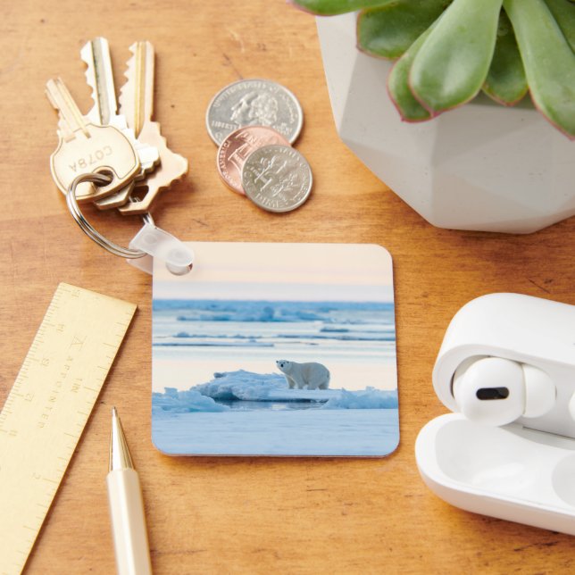 Ice & Snow | Polar Bear Iceberg Norway Keychain (Desk)