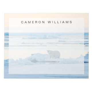 Ice & Snow | Polar Bear Iceberg Norway Notepad
