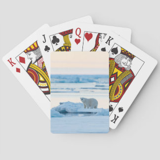 Ice & Snow | Polar Bear Iceberg Norway Poker Cards