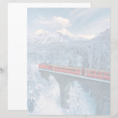 Ice & Snow | Red Bernina Express Train Switzerland (Front/Back)