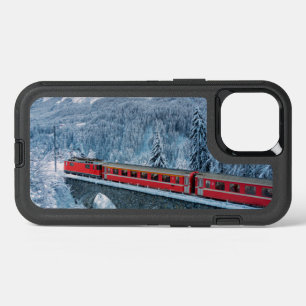 Ice & Snow   Red Bernina Express Train Switzerland iPhone 13 Case