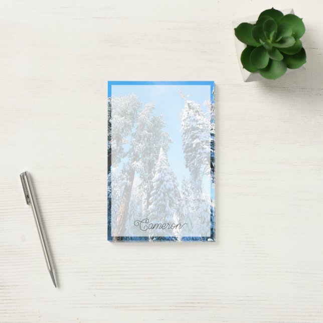 Ice & Snow | Sequoia National Park, California Post-it Notes (Office)