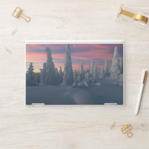 Ice  Snow  Snow Covered Trees Lapland Finland HP Laptop Skin