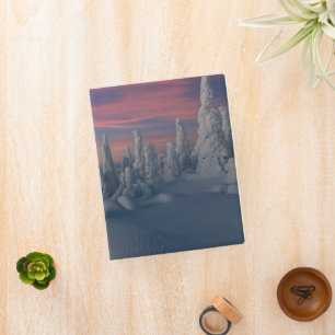 Ice & Snow Snow Covered Trees, Lapland, Finland Mini Binder